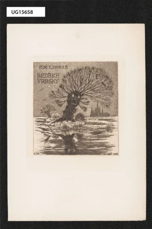 Ex libris Bedřich Vrbský