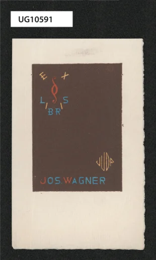Ex libris JUDR Jos. Wagner