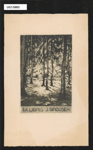 Ex libris J. Brousek