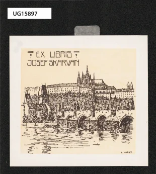 Ex libris Josef Skarvan