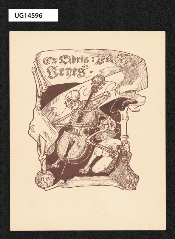 Ex Libris Bed. M. Beneš