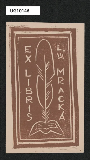 Ex libris L. Mracká
