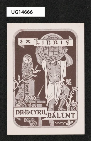 Ex libris Dr. B. Cyril Bálent
