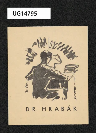 Ex libris Dr. Hrabák