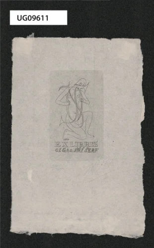 Ex libris Olga a Jiří Šerf