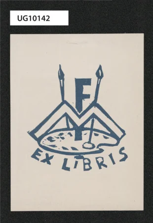 Ex libris FM (Fr. Mracký)