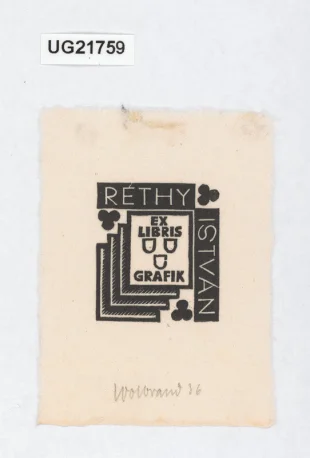 Ex libris Réthy Istvan