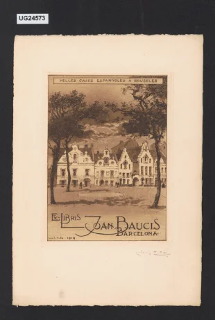 Ex libris Joan Baucis/ Barcelona