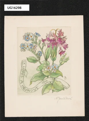 Ex libris M Hejnová 1944
