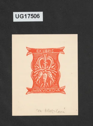 Exlibris J. Mrkvičková