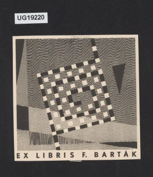 Ex libris F. Barták