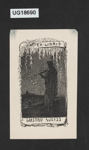 Ex libris Gustav Weiss
