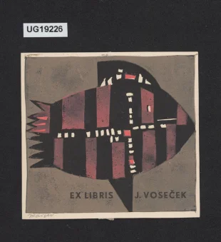 Ex libris J. Voseček