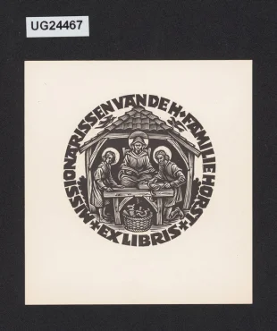 Ex libris Missionarissen van de H. Familie Horst