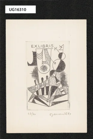 Exlibris KŽ (Karel Žižkovský)