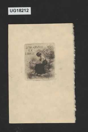 Ex libris J. Skarvan