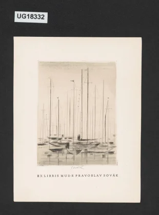 Exlibris MUDR Pravoslav Sovák