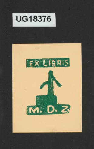 Exlibris MDZ (Zelenka)