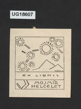Ex libris Mojmír Helcelet