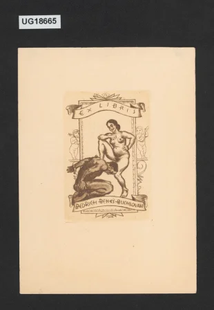 Ex libris Bedřich Beneš Buchlovan