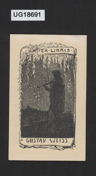 Ex libris Gustav Weiss