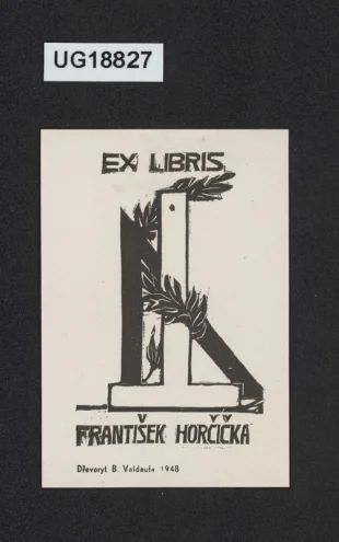 Ex libris František Horčička