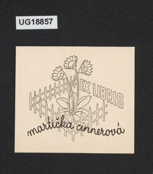 Exlibris martička cinnerová