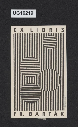 Ex libris Fr. Barták