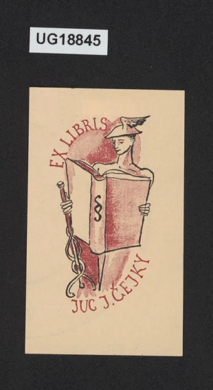 Ex libris JUC. J. Čejky