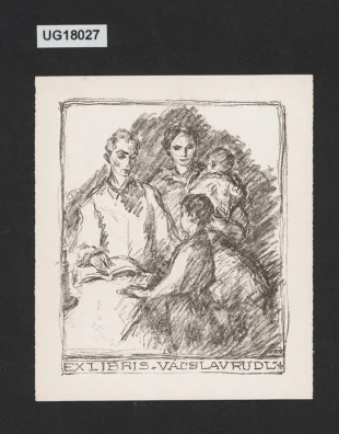 Exlibris Vácslav Rudl