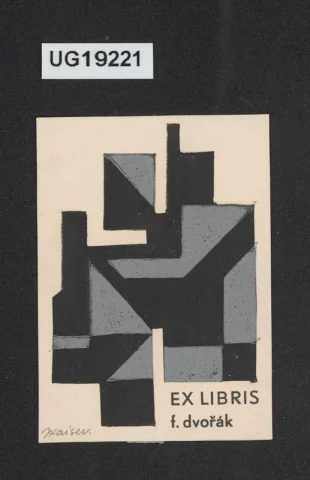 Ex libris f. dvořák