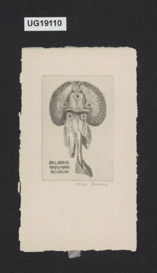 Exlibris W. J. J. van Rossum