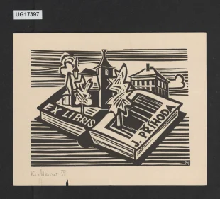 Ex libris J. Příhoda