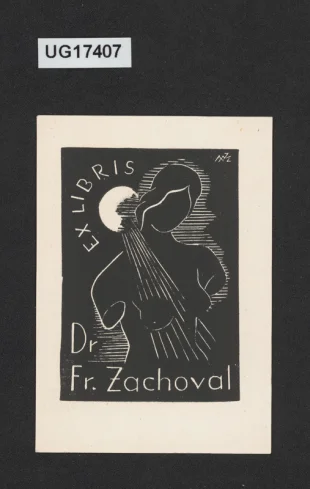 Ex libris Dr Fr. Zachoval