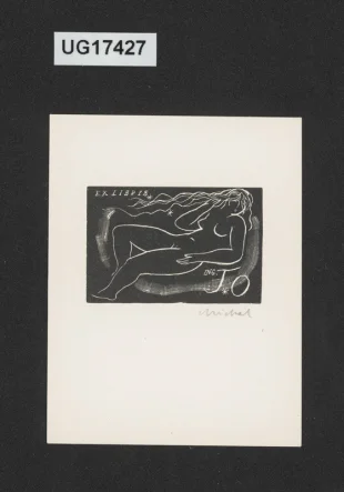 Ex libris Ing. ... (bez jména majitele)
