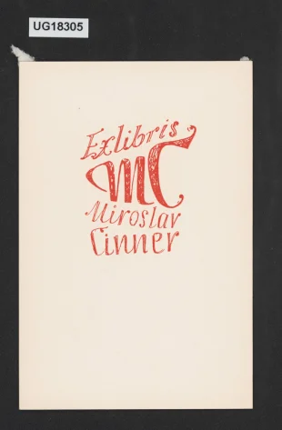 Exlibris Miroslav Cinner