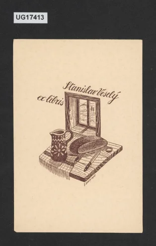 ex libris Stanislav Veselý