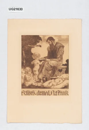 Exlibris dr. med. A. Frank