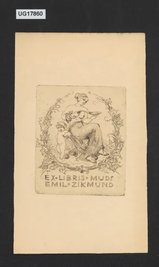 Ex libris MUDr Emil Zikmund