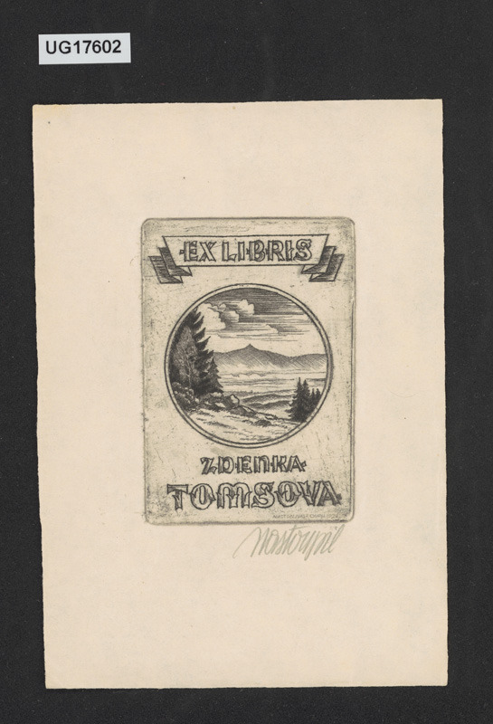 Exlibris Zdenka Tomsova