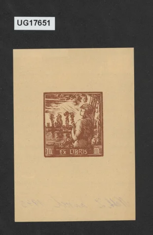 Ex libris M. M.