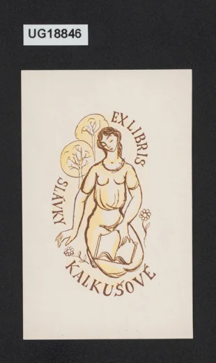 Exlibris Slávky Kalkušové