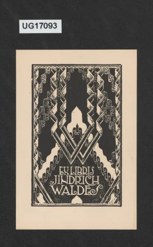 Exlibris Jindřich Waldes