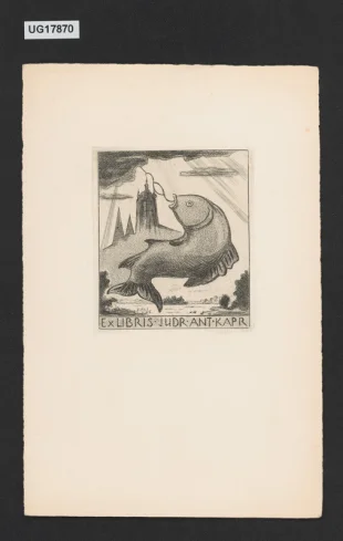 Exlibris JUDR Ant. Kapr