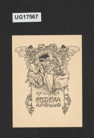 Exlibris Růžička Apollo