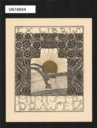 Ex libris ministr Prášek