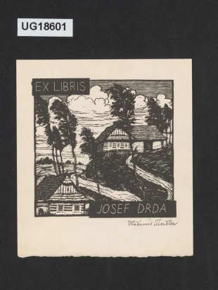 Ex libris Josef Drda