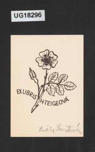 Exlibris H. Teigeová