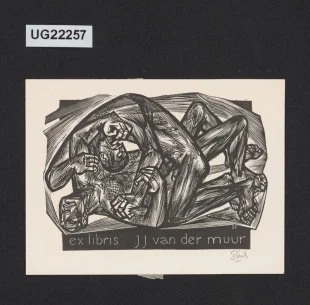 Ex libris J J van der Muur