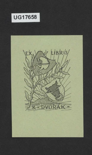 Ex libris K. Dvořák